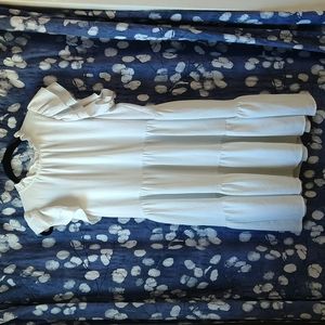 2/$30 Entro Mock Neck Babydoll Ruffle Dress